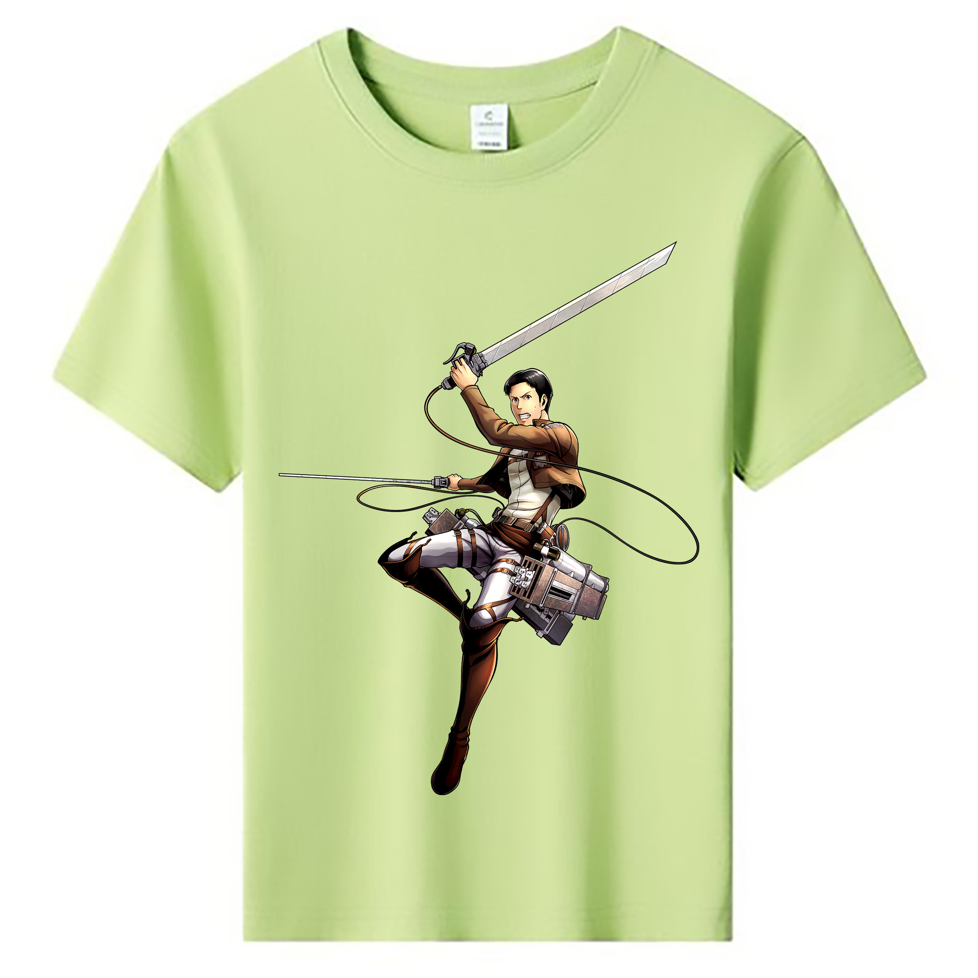 （画像用） 進撃の巨人 Attack on Titan 綿100％キッズTシャツ（フロントプリント）